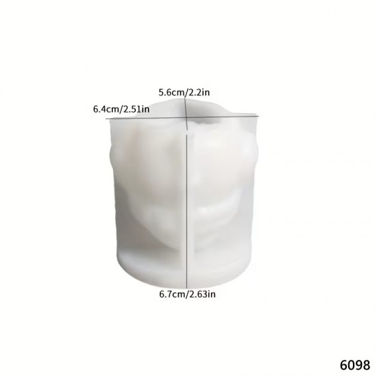 YY6098 Örgü Bereli Sevimli Civciv Mum Biblo Silikon Kalıp